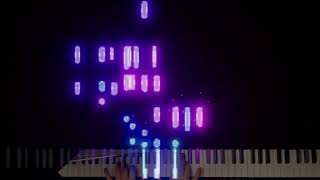 piano improv with keysight visualizer