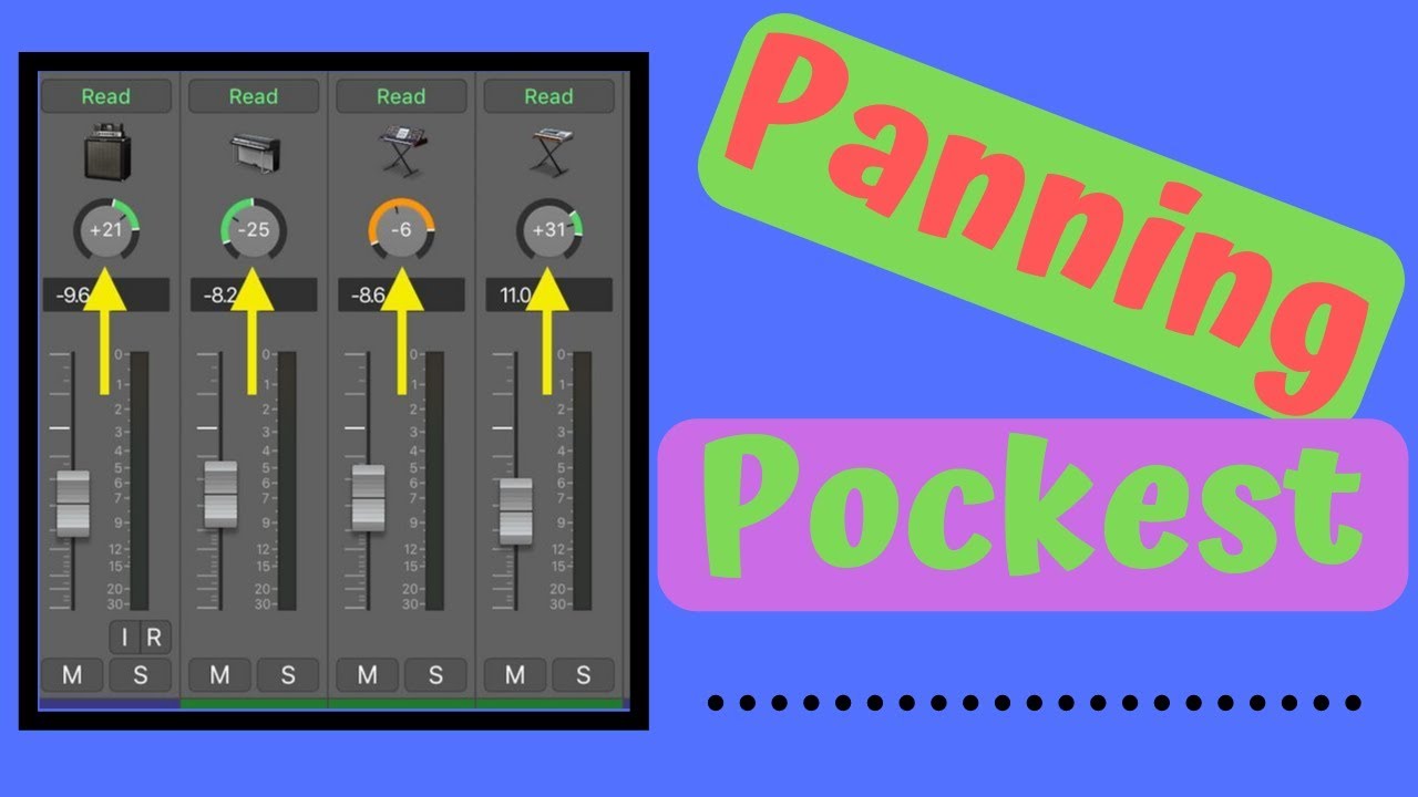 How To Pan Your Tracks In Logic Pro X - YouTube