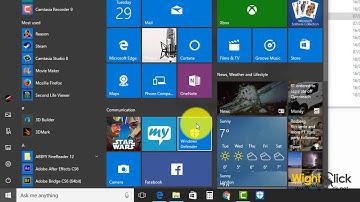 Windows Defender on desktop, taskbar and start menu in Windows 10