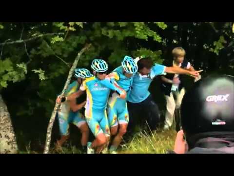 Alexandre Vinokourov - Accidente Tour de Francia 2011