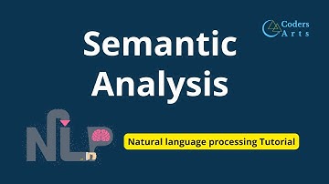 Semantic Analysis in NLP - 12 | NLP Tutorial