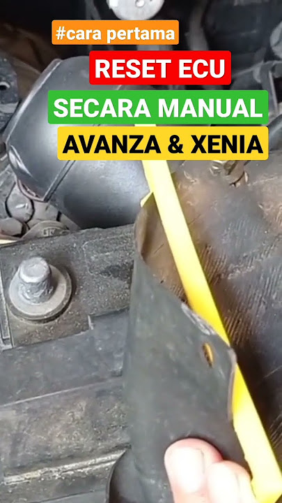 How to manually reset the ECU of an Avanza or Xenia car. First method. #shorts