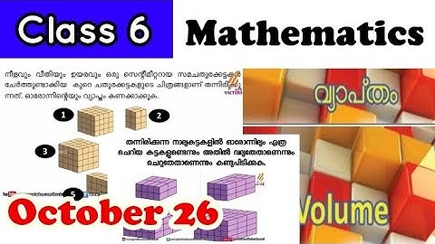 VICTERS Class 6 Mathematics Class 26  worksheet |Victers Class 6 Maths Worksheet