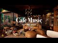 Весна Уютная кофейня 4K ☕ Расслабляющая джазовая фортепианная музыка для исследований #4