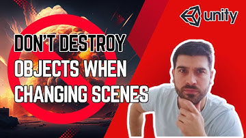 HOW TO KEEP OBJECTS WHEN CHANGING SCENES IN UNITY - DontDestroyOnLoad | Unity Tutorial