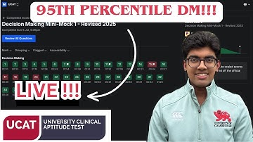UCAT DM RUN-THROUGH | DM Live Mock #1