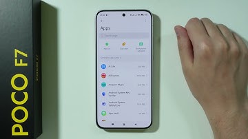 POCO F7: Systeem-apps vinden