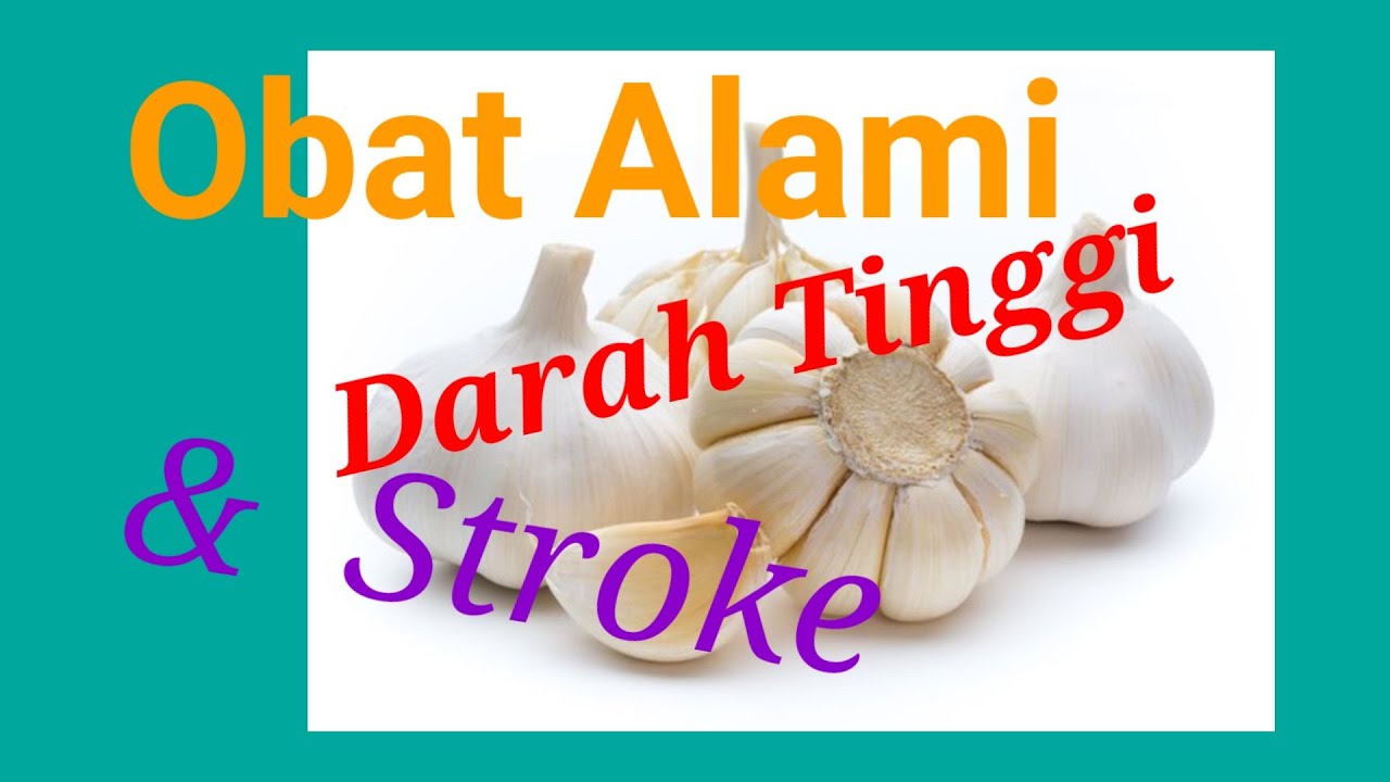 Obat Alami Darah Tinggi Dan Stroke