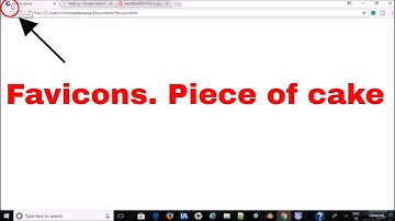 How to make a favicon in HTML