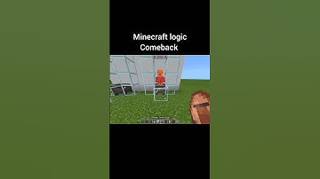Minecraft logic comeback #shorts #minecraft