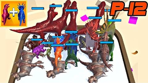 complete level 336 to 375 in merge master dinosaur fusion game part 12 | android gameplay gamex boiz