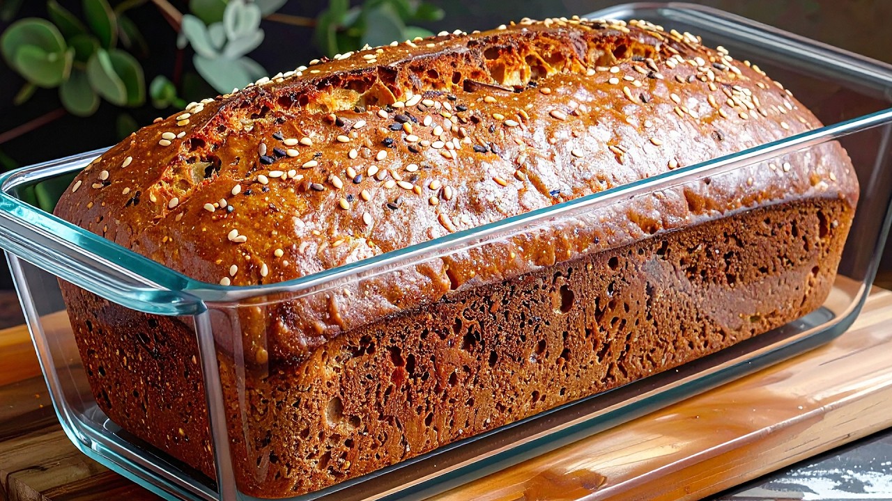 Полезный хлеб из чечевицы за 5 минут – БЕЗ МУКИ, БЕЗ ГЛЮТЕНА, только чистое удовольствие!