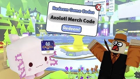 Redeeming a HUGE AXOLOTL Pet simulator X (Roblox)