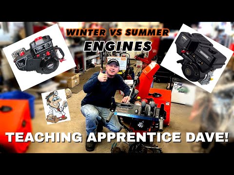 Can I Use A Winter Small Engine In Summer? Teaching Apprentice Dave!