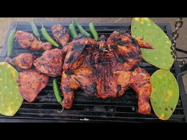 POLLO ASADO AL CARBÓN (adobado) ||AL ESTILO SINALOA° - YouTube