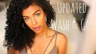 My 'Wash n Go' Curly Routine | SunKissAlba