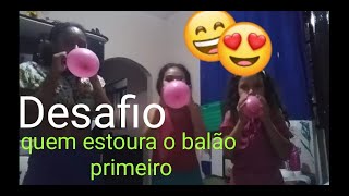 Desafio quem Estoura o balão primeiro. Vai comprar tudo na loja🤩😜| Quem será que vai ganhar?