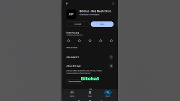 Bitchat messaging app that uses Bluetooth for communication