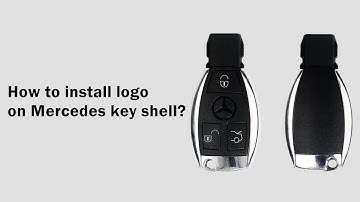 How to install logo on Mercedes Key Shell ?