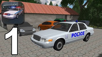 Police Patrol Simulator - Gameplay Walkthrough part 1 - Tutorial (iOS,Android)