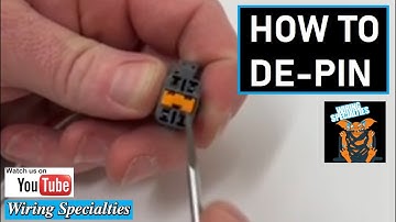 How-To De-Pin a Nissan Connector with Dual Pin Latches by Wiring Specialties