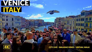 4K Venice Italy❤️  Walking Tour - City Center - Old Town