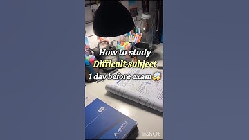 📚🔥 Crack ANY Difficult Subject in Just 1 Day! ⏰💯 (Last Minute Exam Hack)