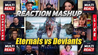 Eternals vs Deviants Fight Scene ETERNALS (2021) Reaction Mashup