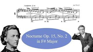 Josef Hofmann - Chopin: Nocturne Op. 15, No. 2 in F# Major (Score + Audio)