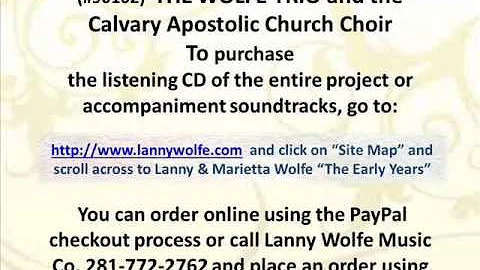 HE KNOWS HOW MUCH WE CAN BEAR  The Wolfe Trio & CA...