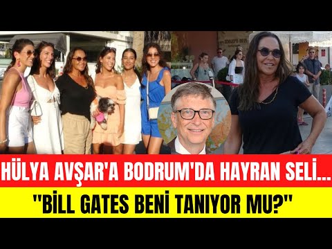 Hülya Avşar'a Bodrum'da hayranları nefes aldırmadı! \