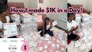 HOW I MADE $1K IN ONE DAY! HOW TO GROW YOUR BUSINESS