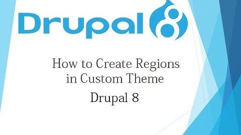 Drupal 8 Tutorial for Beginner Lesson-42: How to Create Regions in Custom Theme Drupal 8 - Hindi