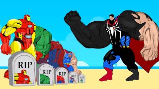 Team Hulk, Iron Man rescue Spiderman From SUPER VENOM : Returning from the Dead SECRET