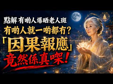 點解有啲人爆曬老人斑，有啲人就一啲都冇？《大智度論》揭秘：瞓前做呢步3年脫胎換骨！【粵語佛學故仔】#四大假合 #廣東話 #佛學智慧 #改變命運 #粵語 #老年健康 #老人斑 #健康生活