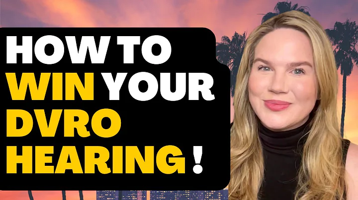 Secrets Revealed to Win Your Restraining Order Hearing!