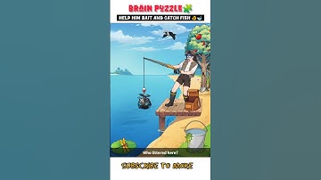Help Him Bait And Catch Fish 🐠🐋 | Brain Puzzle🧩 Gameplay #shorts