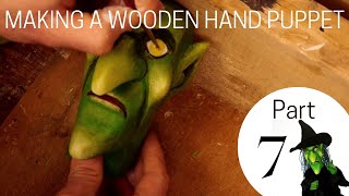 Making A Wooden Hand Puppet - Part 7