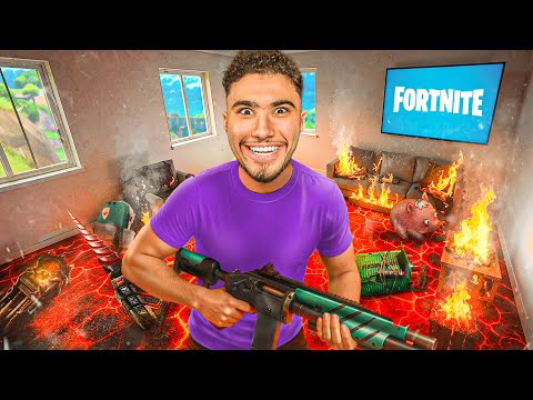 فورتنايت ولكن الماب يحترق