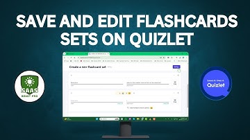 How to Save And Edit Flashcards Sets On Quizlet