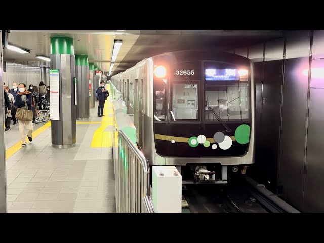 大阪メトロ】超デカい行先表示！ 中央線30000A系32655F 夢洲行き 本町
