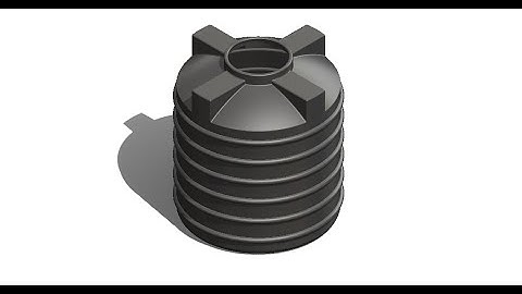 SolidWorks Tutorial | Part Modelling | Water Storage Tank