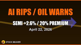 Apr 22 | AI Stocks Rip Higher as Oil Signals Danger — Who's Wrong?