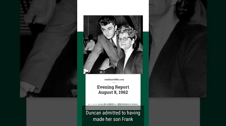 Aug. 8, 1962 - Elizabeth Duncan is Executed