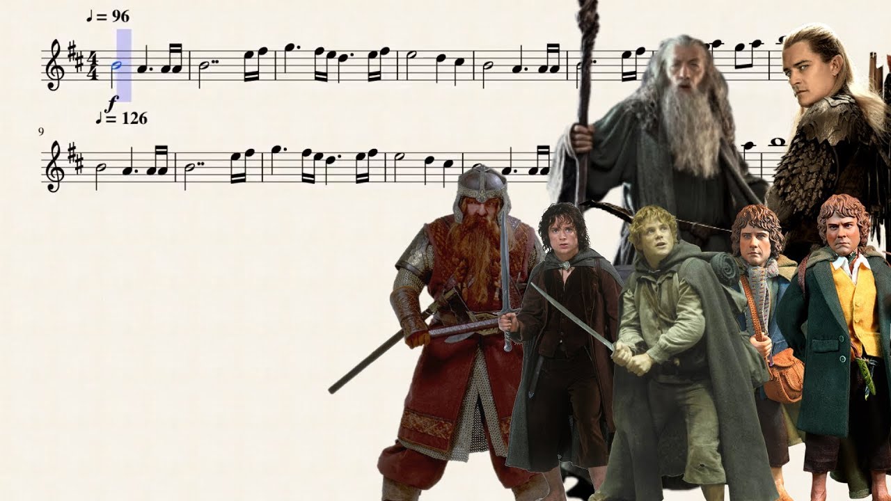 The Lord of the Rings: The Fellowship of the Ring, Highlights from: 1st  B-flat Trumpet