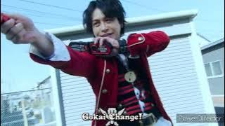 Henshin Kiramai Red Yellow Green and Gokai Red | Zenkaiger vs Kiramager  | Super Sentai Content