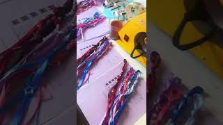 Packing orders of friendship bracelets for rebels #rbd #rebelde