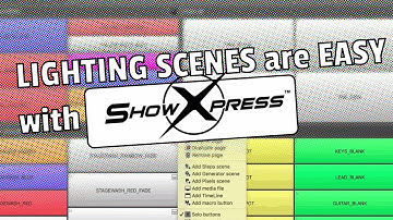How to Build Lighting Scenes in ShowXpress | Live Tab Setup for Church Volunteers