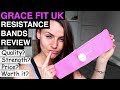 GRACE FIT UK RESISTANCE BAND REVIEW & AT HOME BOOTY WORKOUT