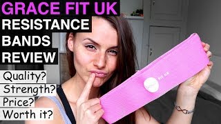 GRACE FIT UK RESISTANCE BAND REVIEW & AT HOME BOOTY WORKOUT